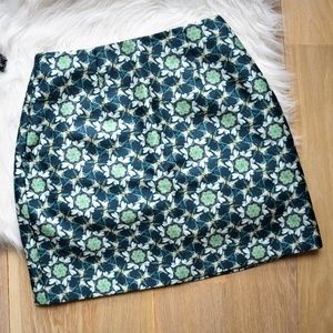 ted baker teal bird print dress